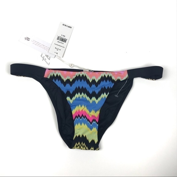 PilyQ Colorblock Swim Bottom Bikini Medium - Picture 1 of 3